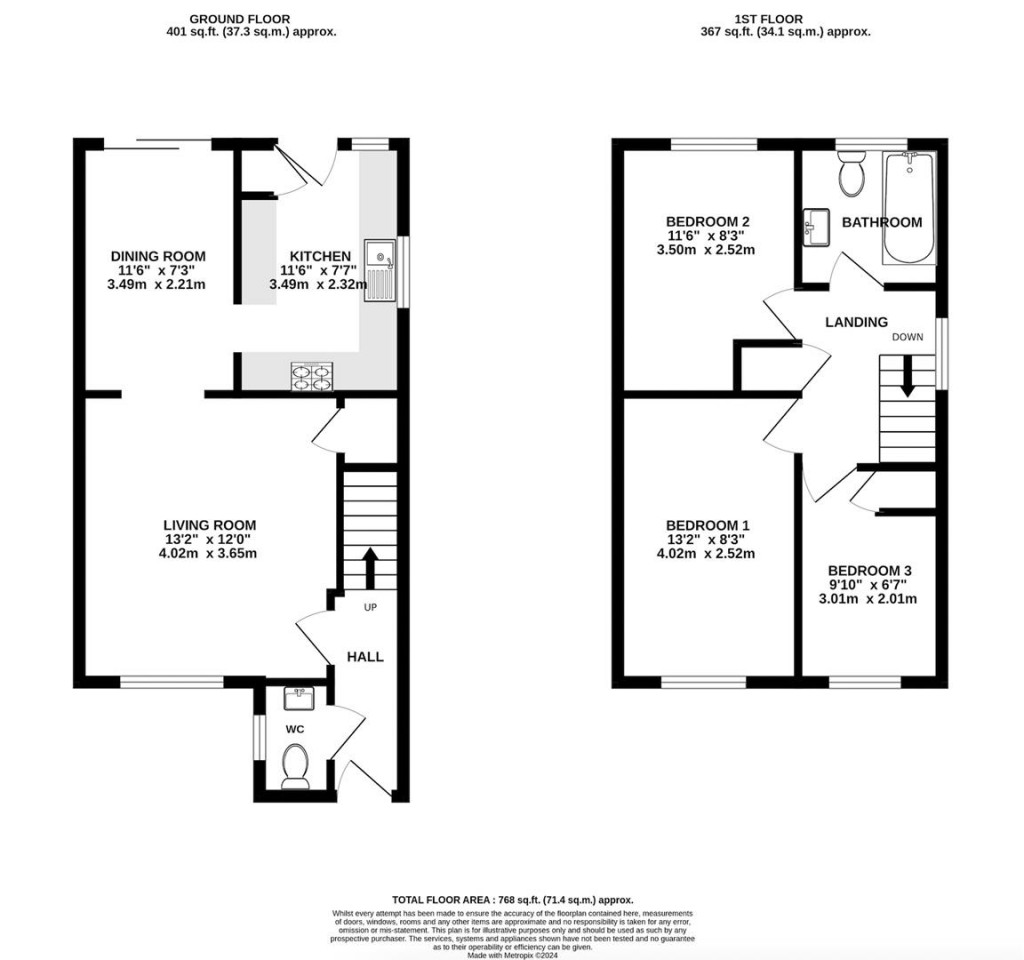 Floorplans For Cotswold Gardens, Downswood, Maidstone, Kent