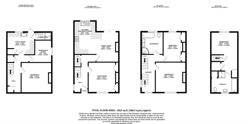 Floorplans For Boxley Road, Penenden Heath - Beautiful 5 bedroom property with Annex