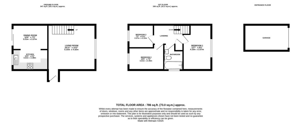 Floorplans For 2 Murrain DriveDownswoodMaidstoneKent