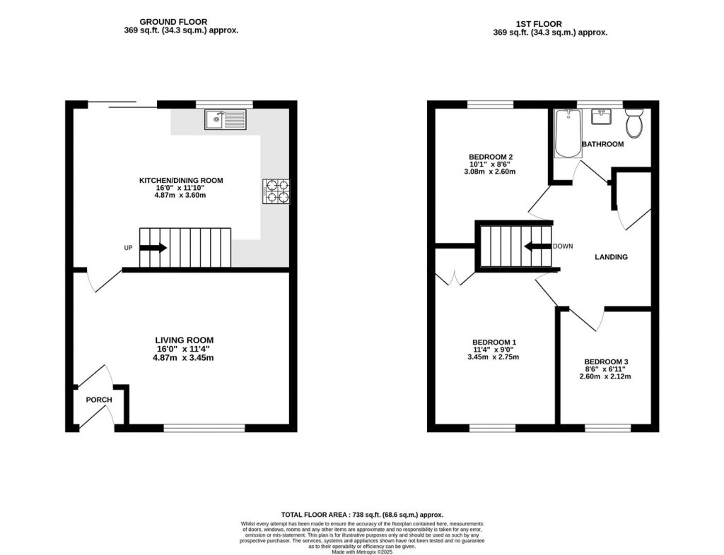 Floorplans For Barleycorn Drive, Rainham