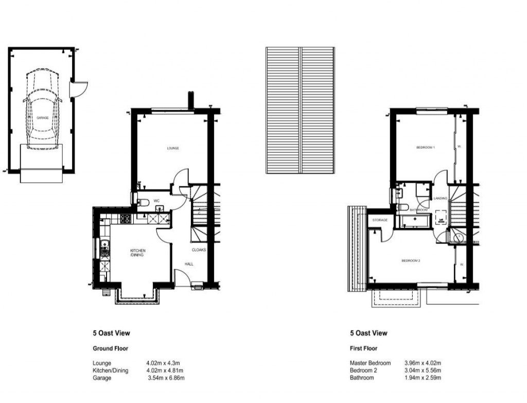 Floorplans For Oast View, Sutton Valence, Maidstone