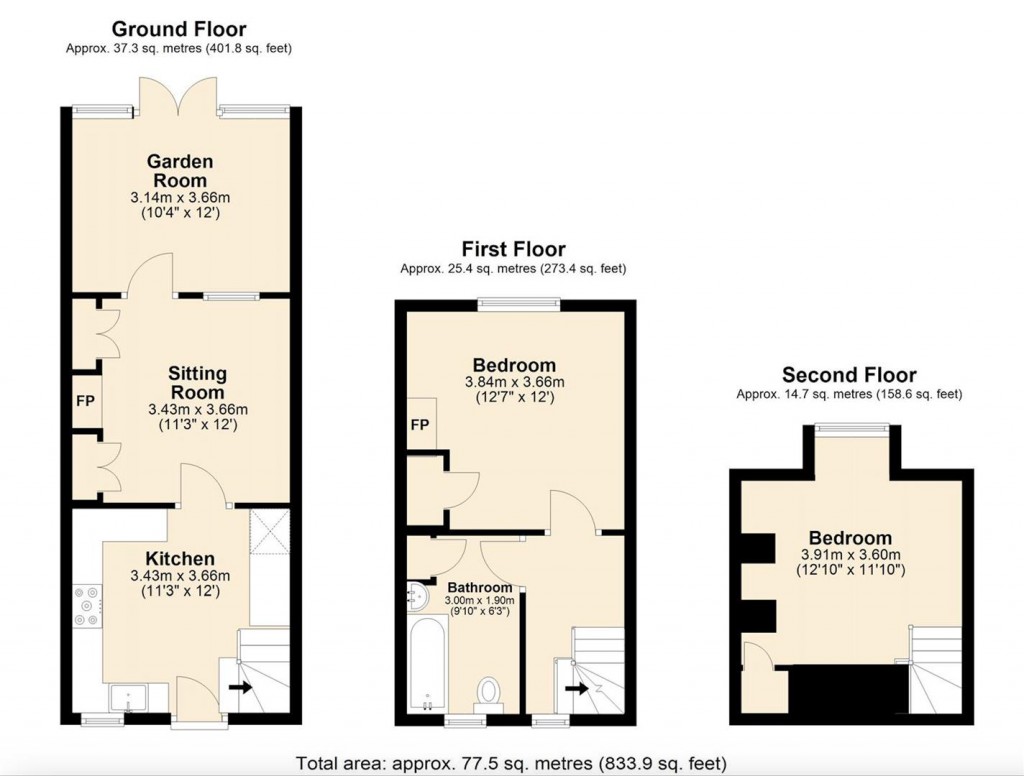 Floorplans For South Lane, Sutton Valence
