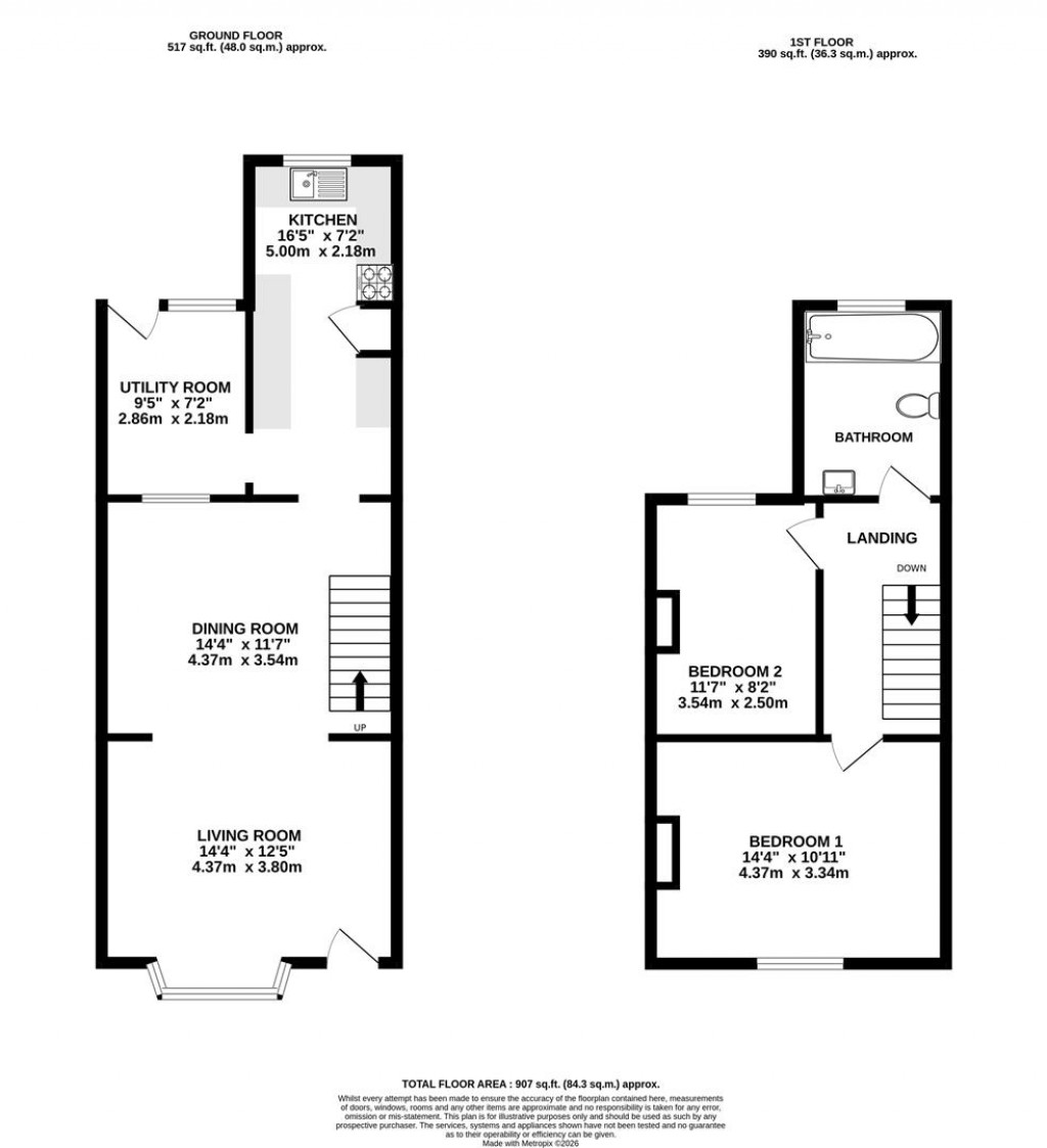 Floorplans For Lower Denmark Road, Ashford