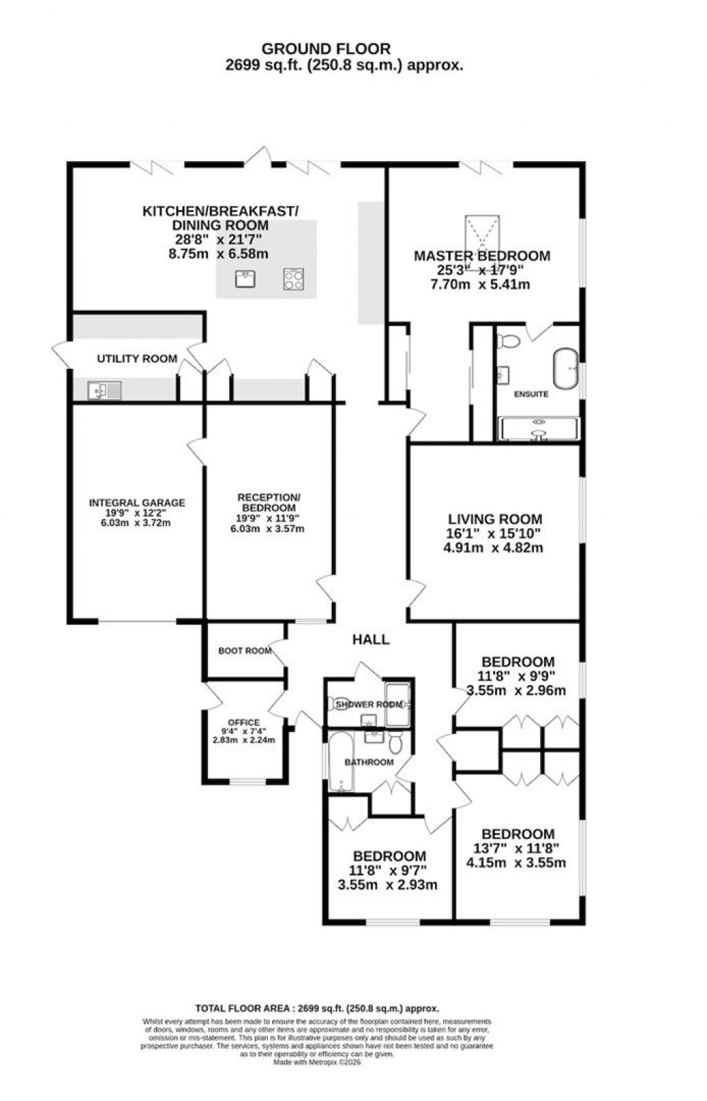 Floorplans For Chart Road, Sutton Valence, Maidstone