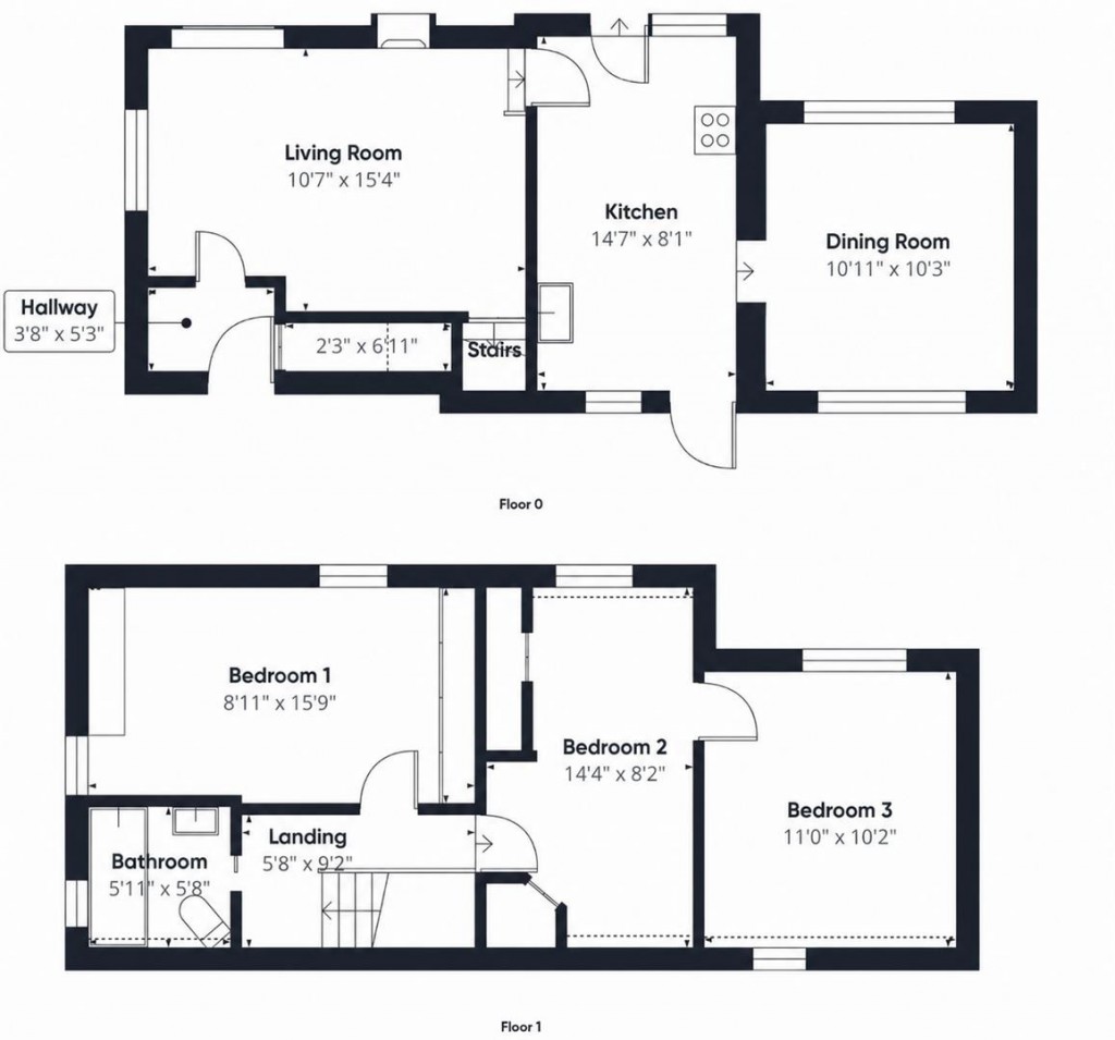 Floorplans For Maidstone Road, Nettlestead